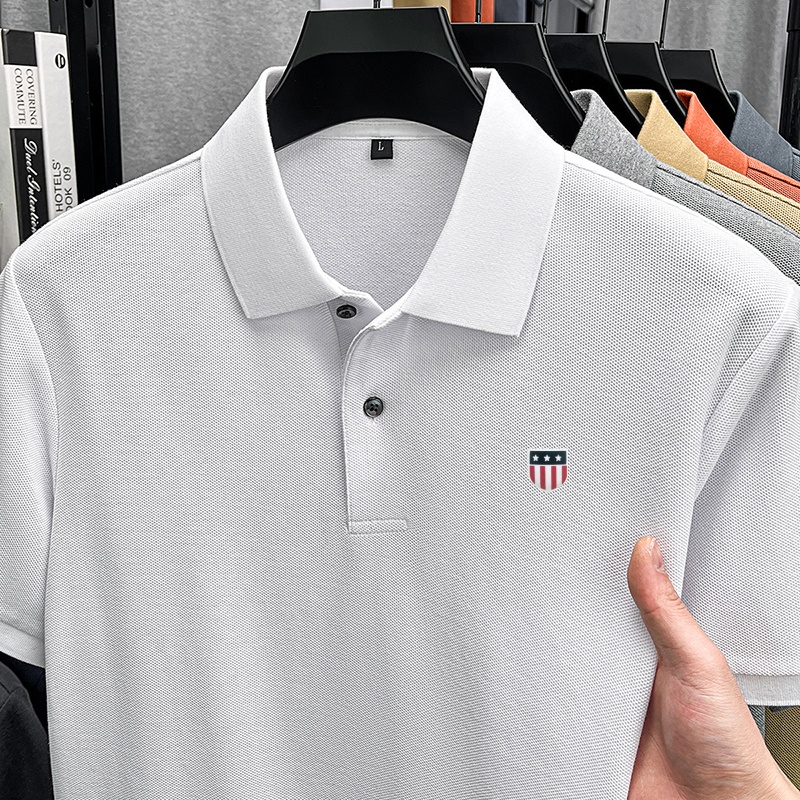 Summer Clothing Options - 영국 스타일 100% 면 남성용 새