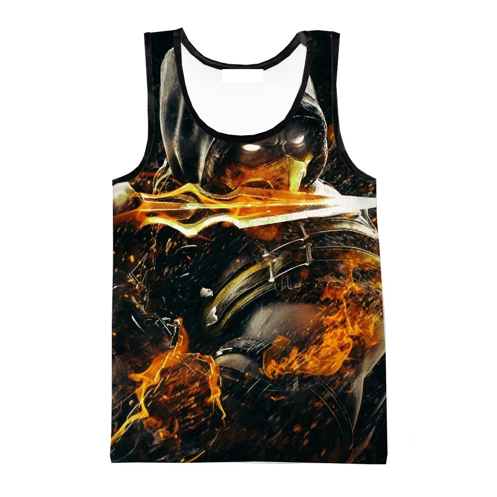 Summer Games Clothing - Mortal Kombat 게임 3D 프린트 탱크