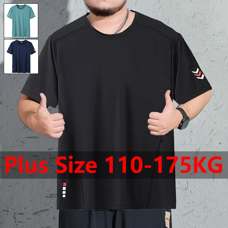 Summer Clothing Plus - 남성용 플러스 사이즈 티셔츠 5XL 6XL