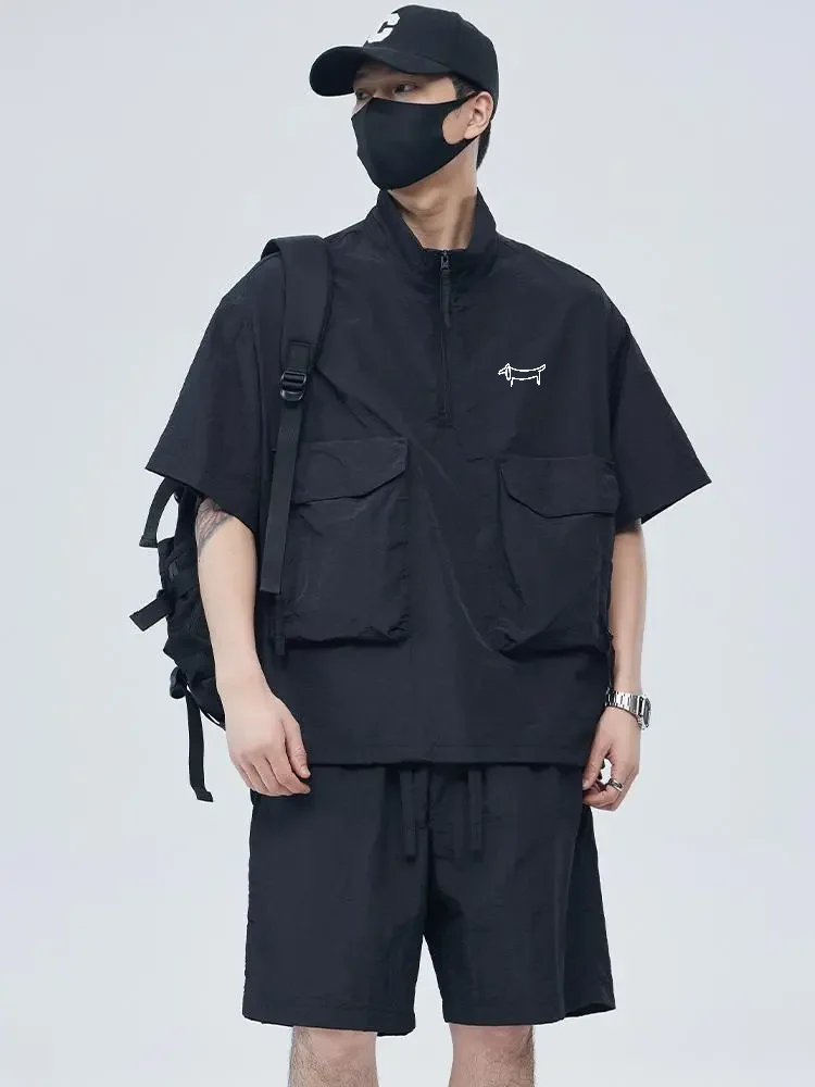 Summer Golf Clothing - 남성용 골프 세트 투피스 골프 셔츠