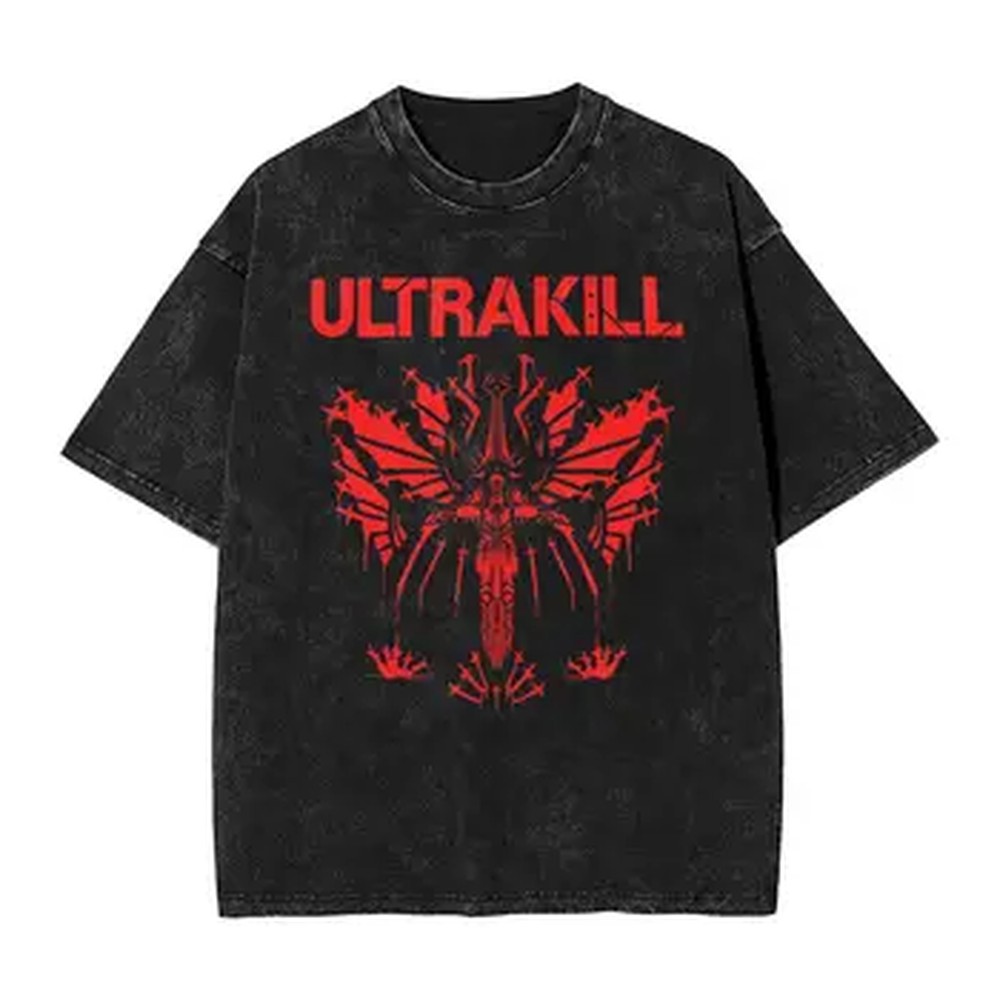 Summer Games Clothing - 굉장한 Ultrakill 슈팅 게임 티셔츠 남성