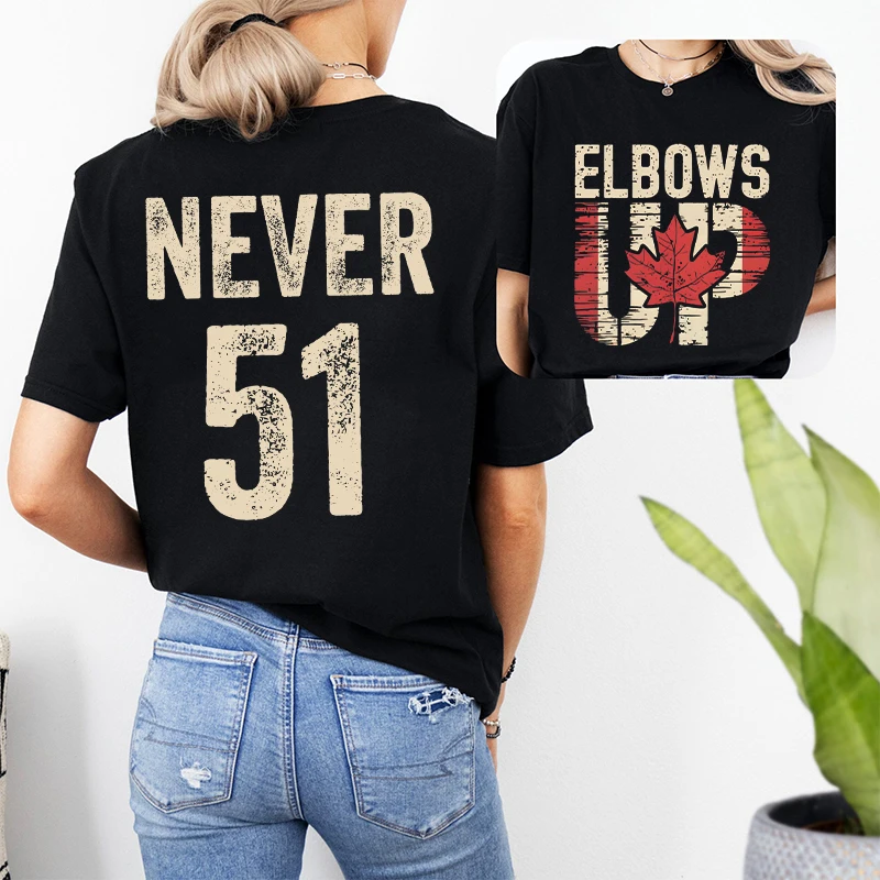 Summer Clothing Women Canada - Retro Elbows Up Never 51 캐나다