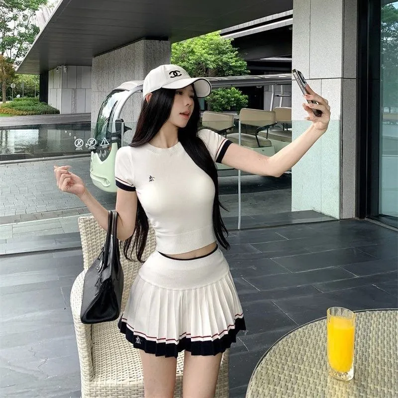 Summer Golf Clothing - 한국 여름 투피스 슈트 캐주얼 테니스