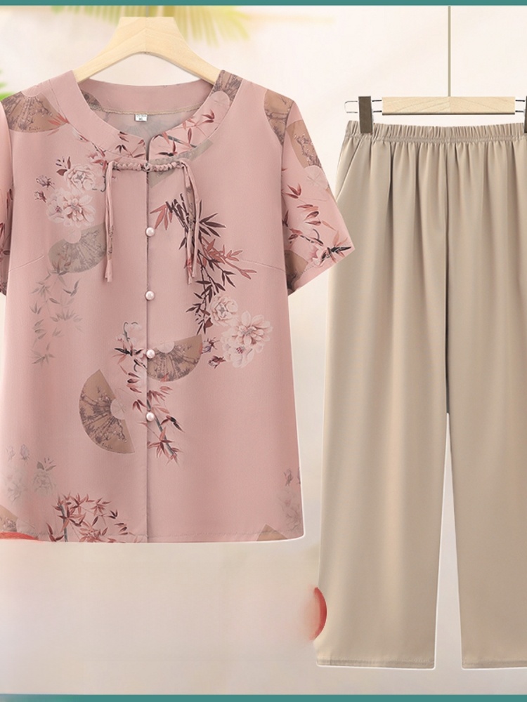 Summer Clothing For Women Over 60 - 중년 및 노년 여성 여름 의류를