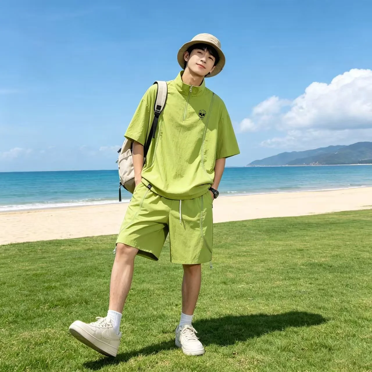 여름 남녀 햇빛 차단 골프웨어 커플 상의 및 반바지 세 - Summer Golf Clothing 리뷰 및 가격