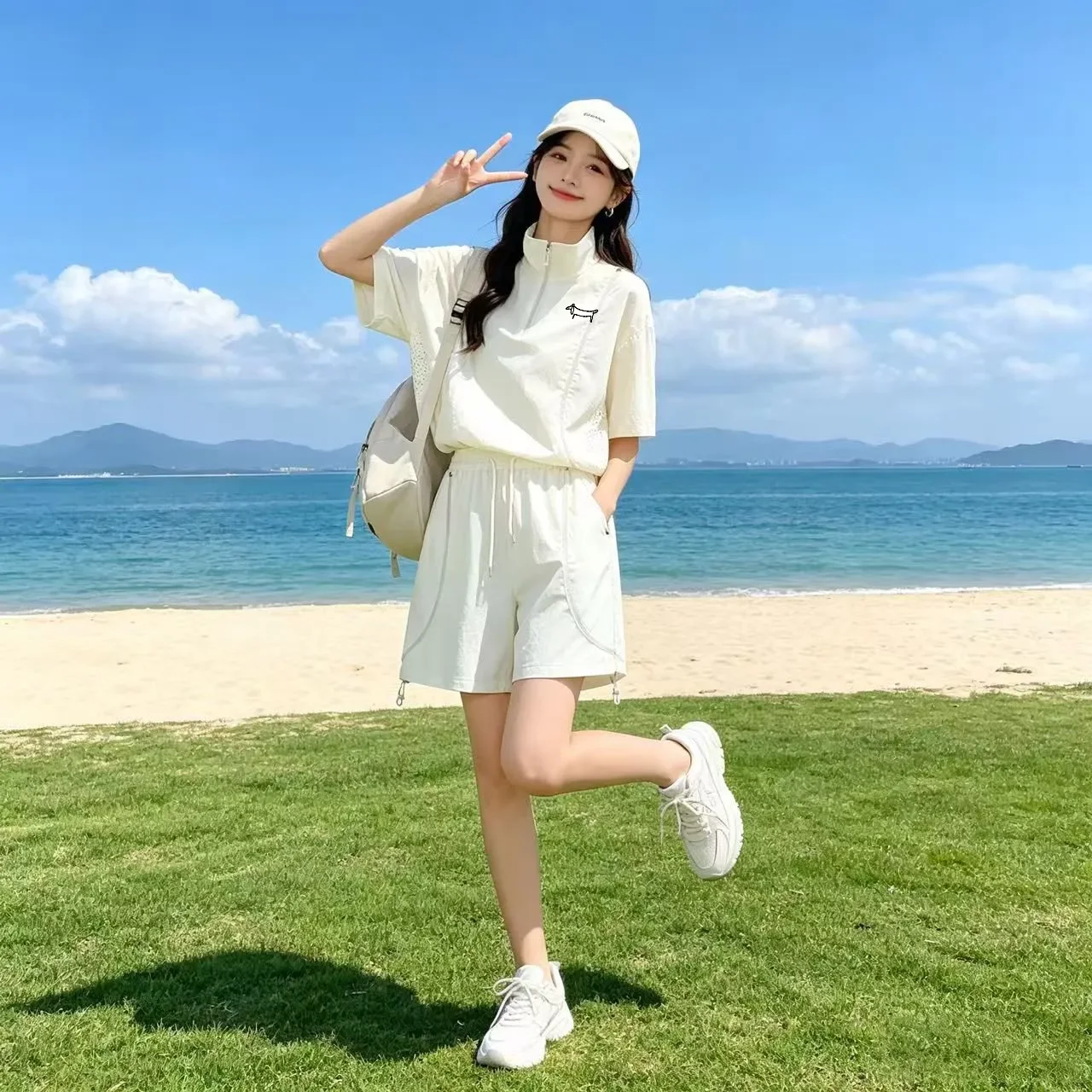 여름 남녀 햇빛 차단 골프웨어 커플 상의 및 반바지 세 - Summer Golf Clothing 리뷰 및 가격