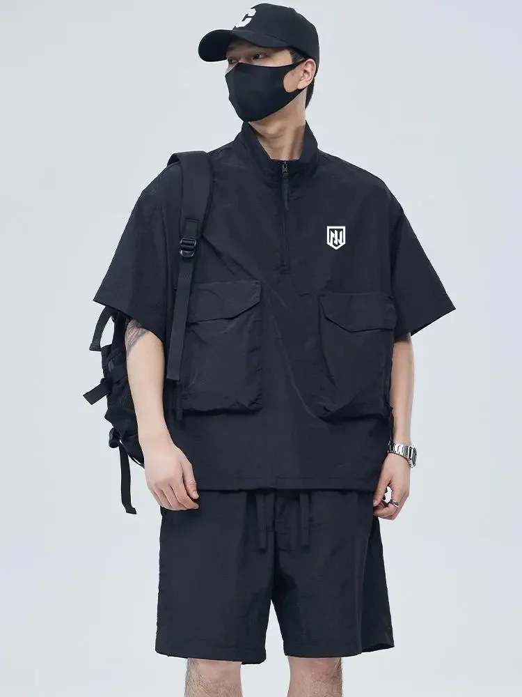 남성용 골프 세트 투피스 골프 셔츠 탑과 반바지 여름  - Summer Golf Clothing 리뷰 및 가격