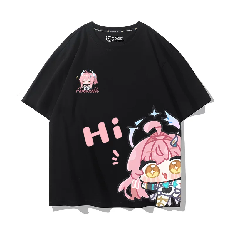 인기 게임 Wuthering Waves 티셔츠 3D A - Summer Games Clothing 리뷰 및 가격