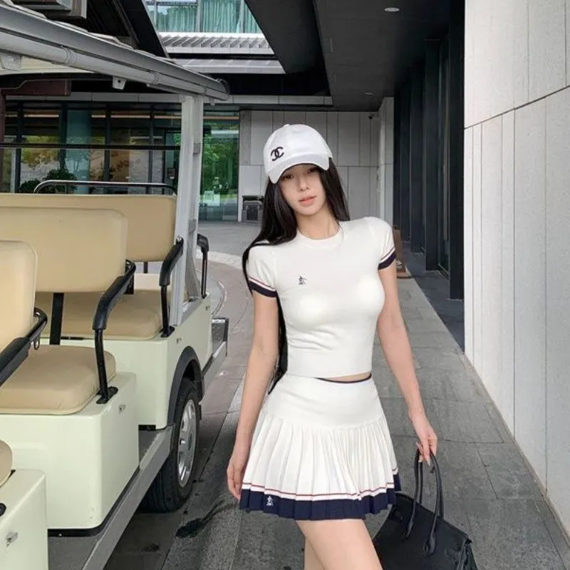 한국 여름 투피스 슈트 캐주얼 테니스 골프 스포츠 슈트 - Summer Golf Clothing 리뷰 및 가격