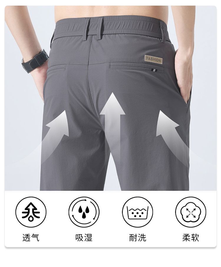 남성용 골프 캐주얼 바지 여름 얇은 속건성 스트레이트  - Summer Golf Clothing 리뷰 및 가격