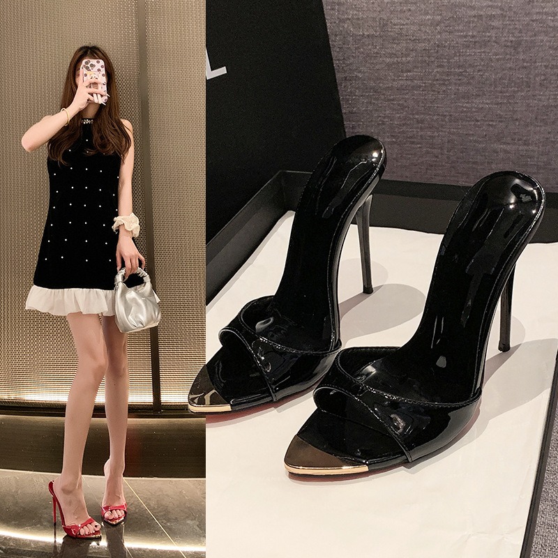 2026 신상 메탈 포인트 섹시 스틸레토 힐 슬리퍼 여 - Summer Clothing Ladies 리뷰 및 가격