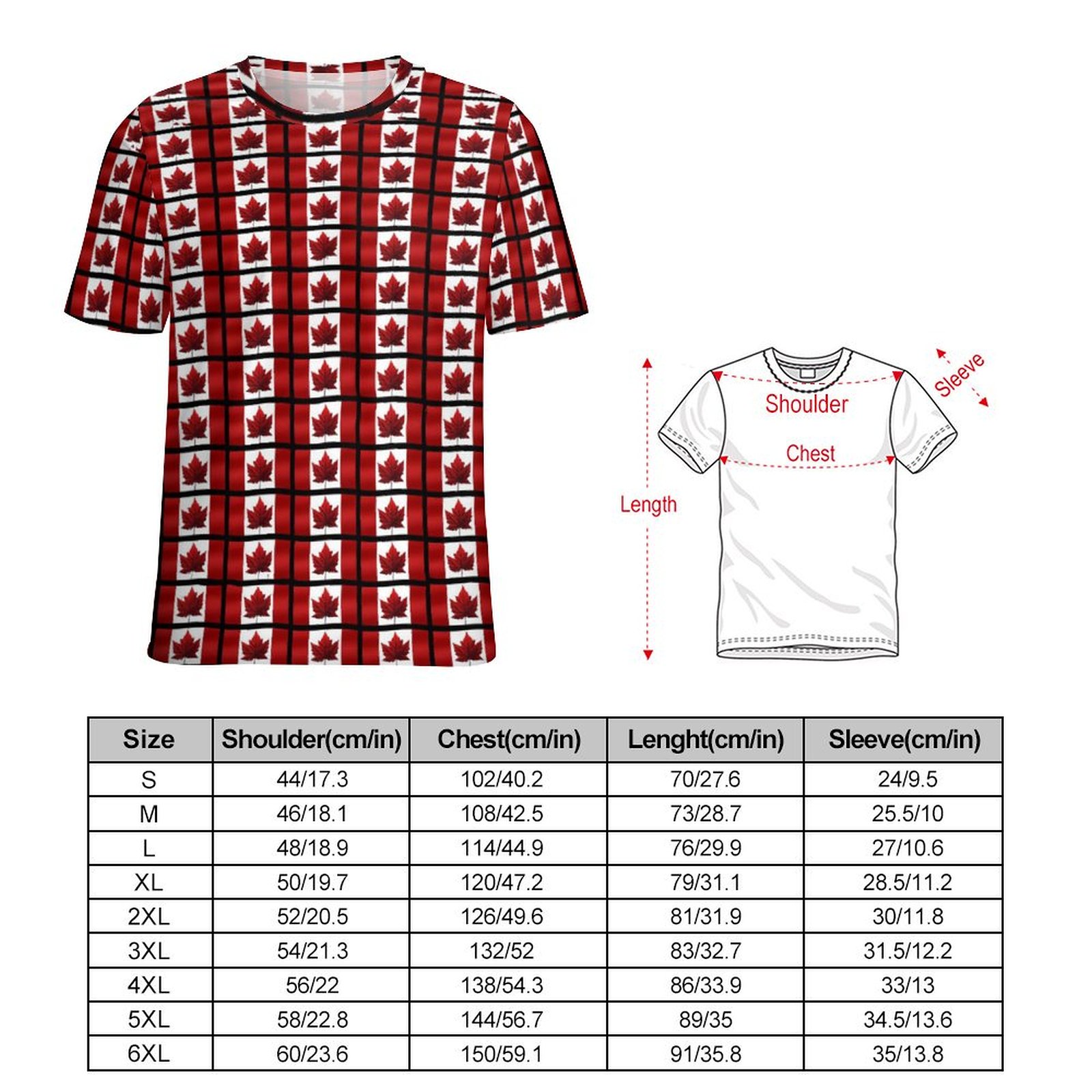 여성 반팔 티셔츠, 빅 사이즈 플래그 프린트 티셔츠,  - Summer Clothing Women Canada 리뷰 및 가격