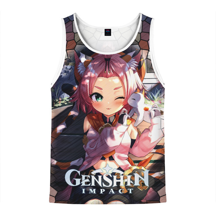 원신 임팩트 데오나 탱크 탑, 3D 프린트 민소매 조끼 - Summer Games Clothing 리뷰 및 가격