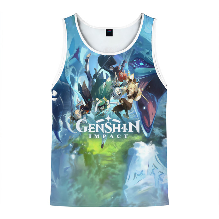 원신 임팩트 데오나 탱크 탑, 3D 프린트 민소매 조끼 - Summer Games Clothing 리뷰 및 가격