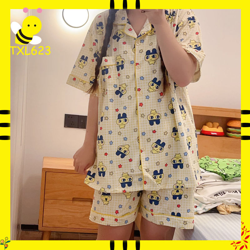 Tamagotchi Mameiji 여성 여름 순수 코튼 - Summer Games Clothing 리뷰 및 가격