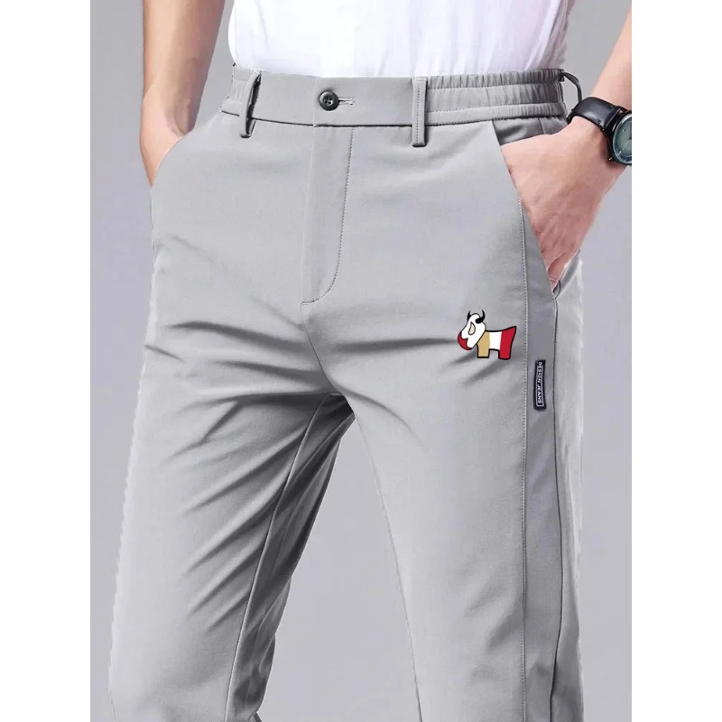 봄 남성 골프 의류 비즈니스 레저 탄성 골프 바지 세련 - Summer Golf Clothing 리뷰 및 가격